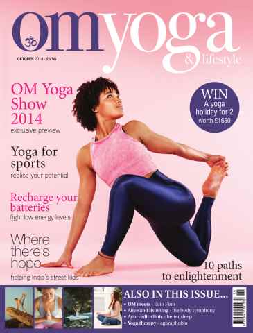 OM Yoga Magazine issue Oct-14