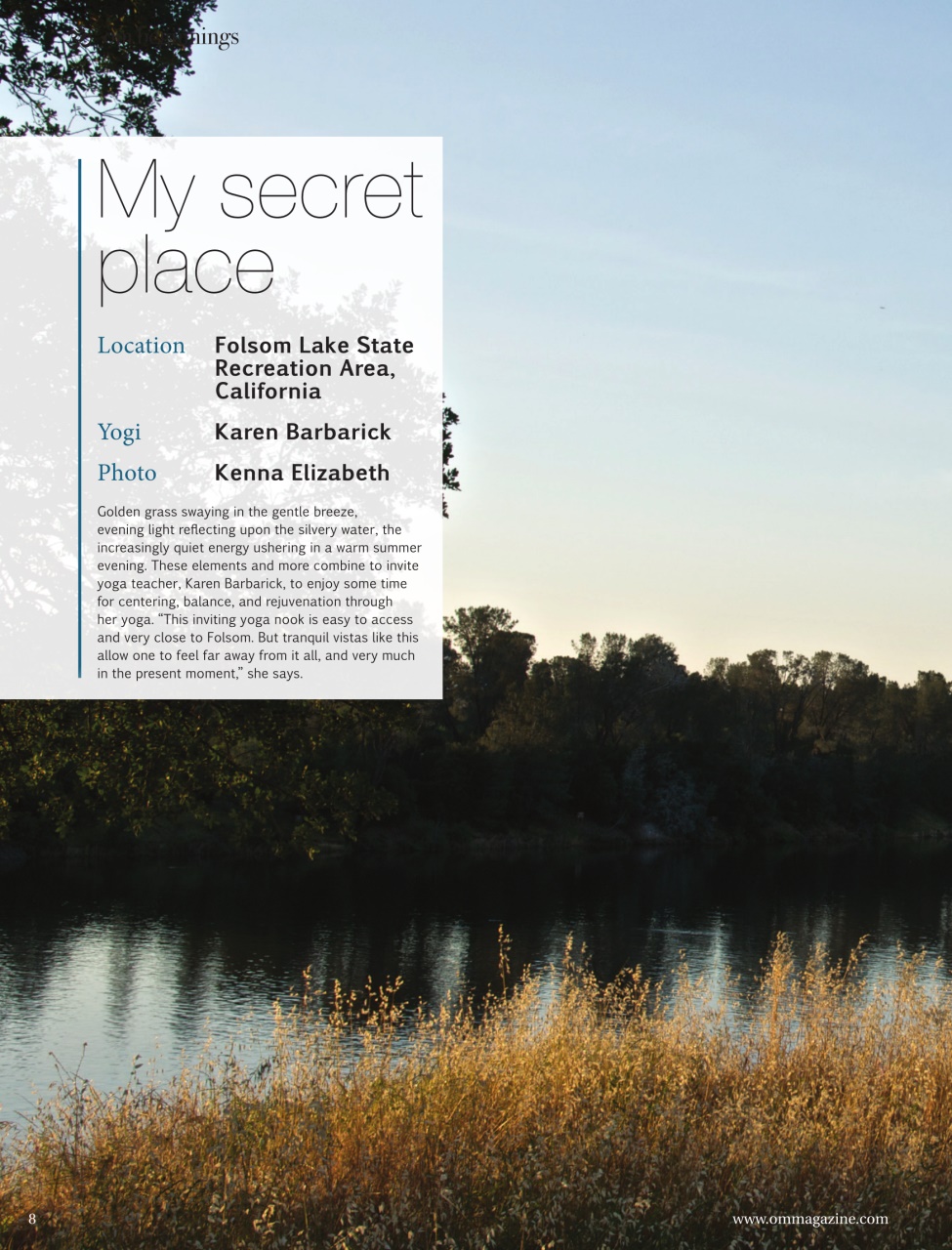 OM Yoga Magazine Preview Pages
