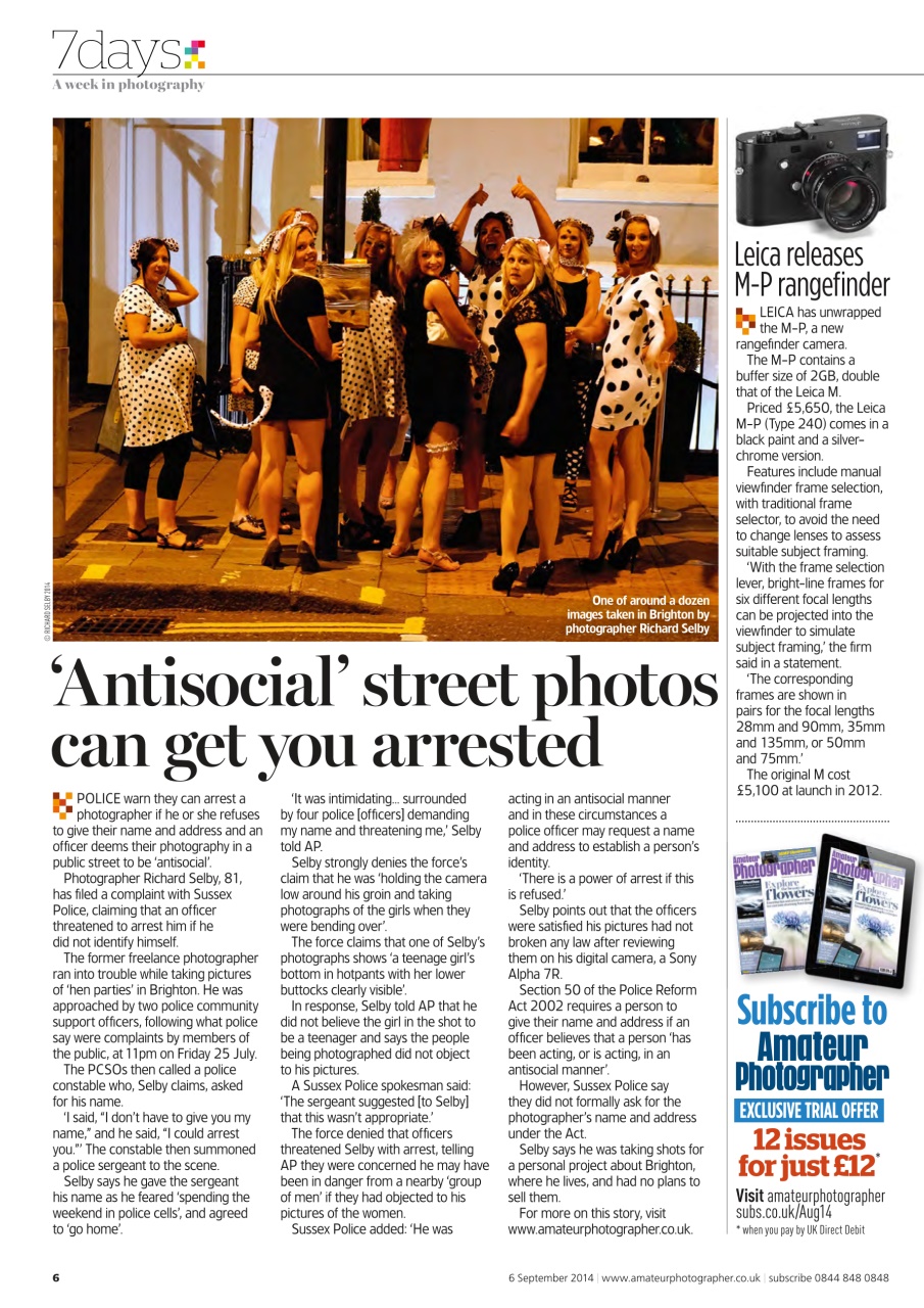 Amateur Photographer Preview Pages