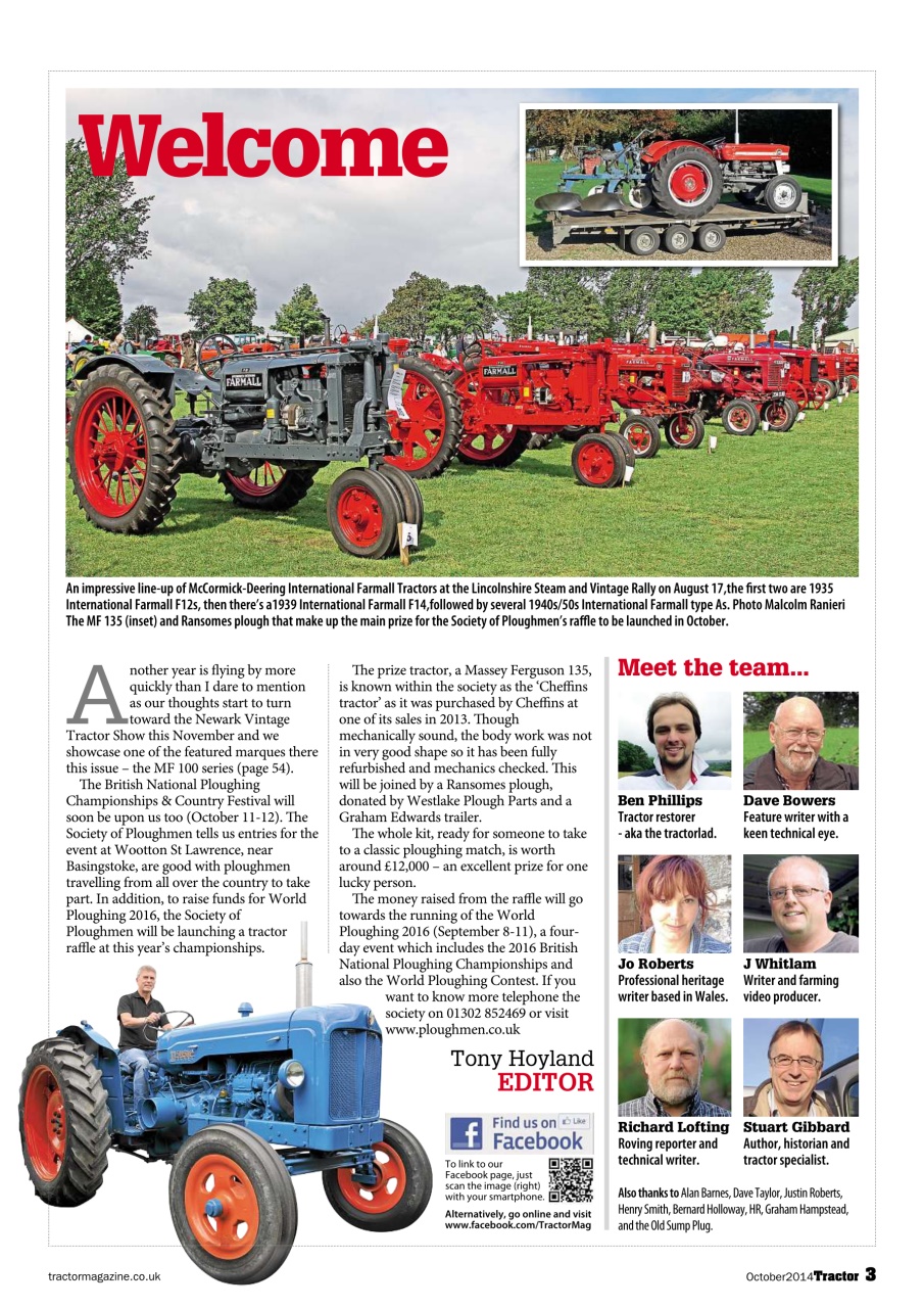 Tractor & Farming Heritage Magazine Preview Pages
