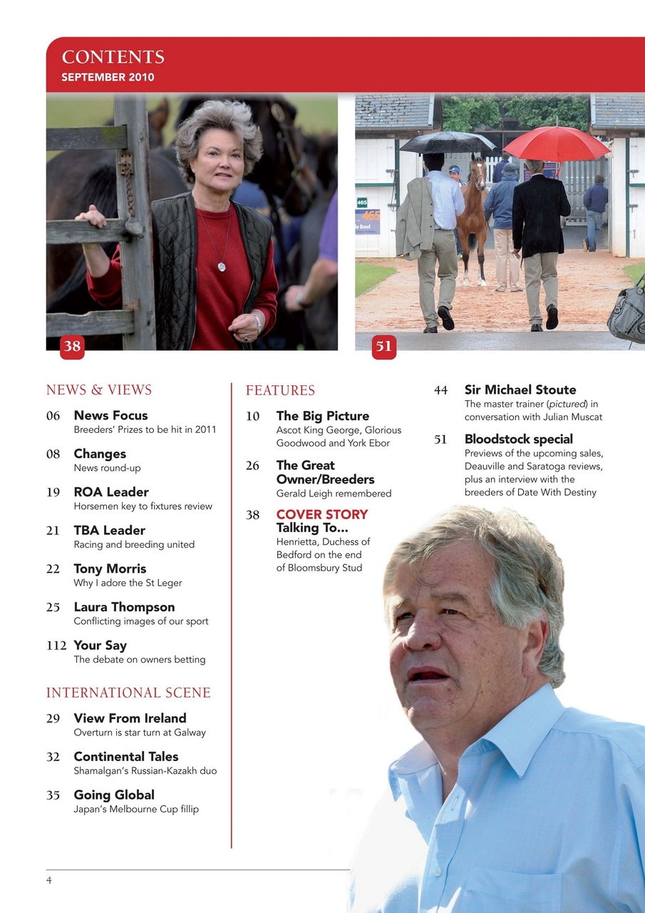 The Owner Breeder Preview Pages