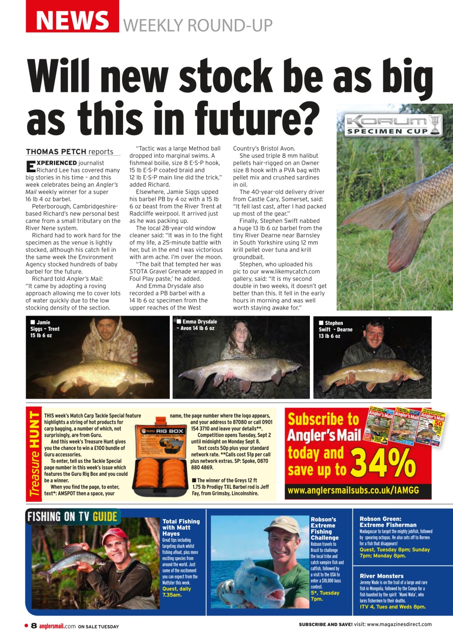 Anglers Mail Preview Pages
