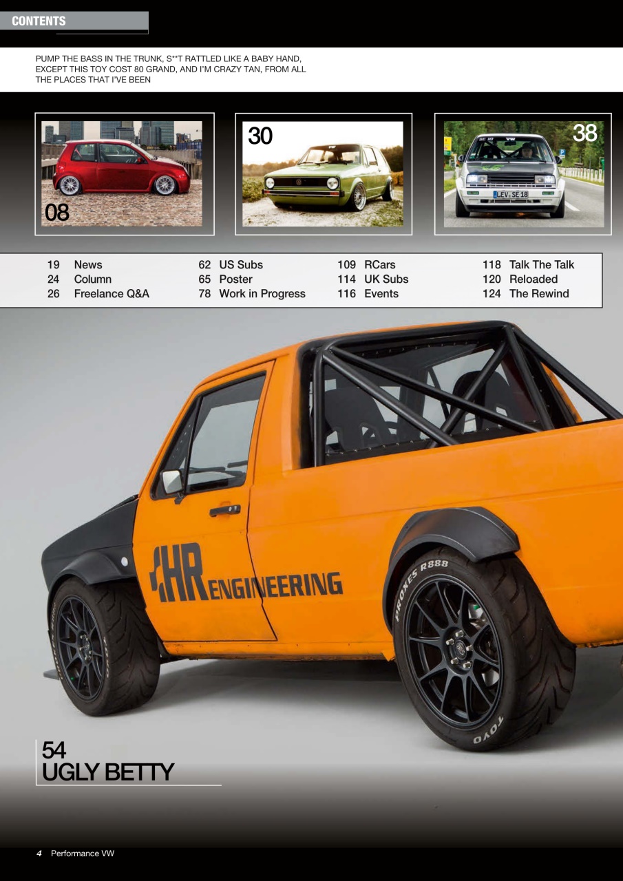 Performance VW Preview Pages