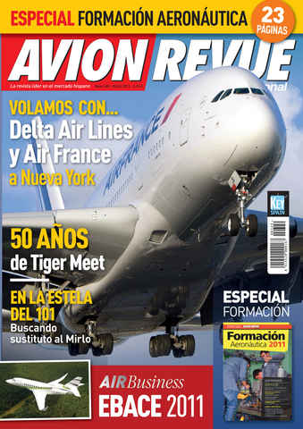Avion Revue Internacional issue Numero 349 Julio 2011