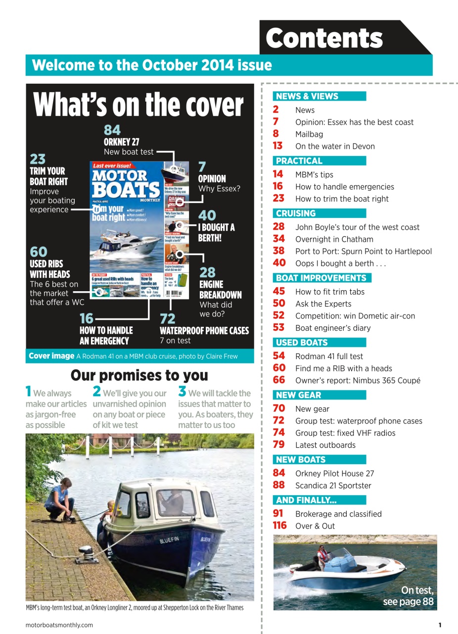 Motor Boats Monthly Preview Pages