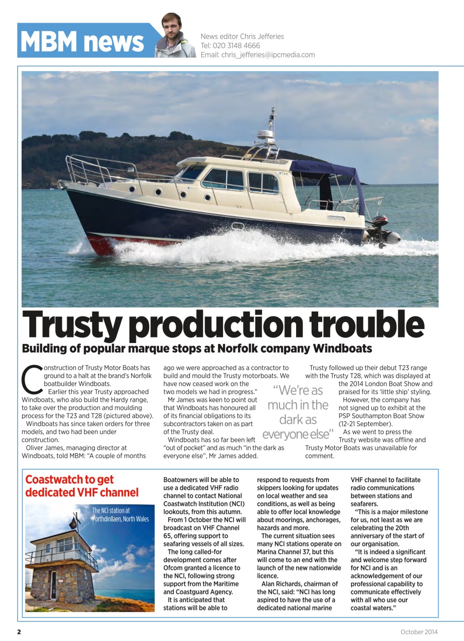 Motor Boats Monthly Preview Pages