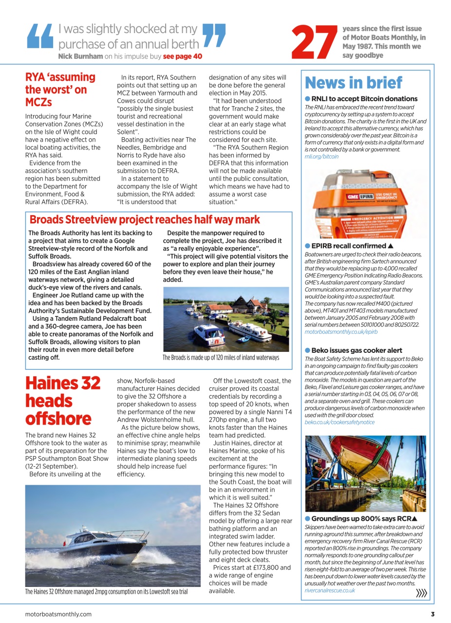 Motor Boats Monthly Preview Pages