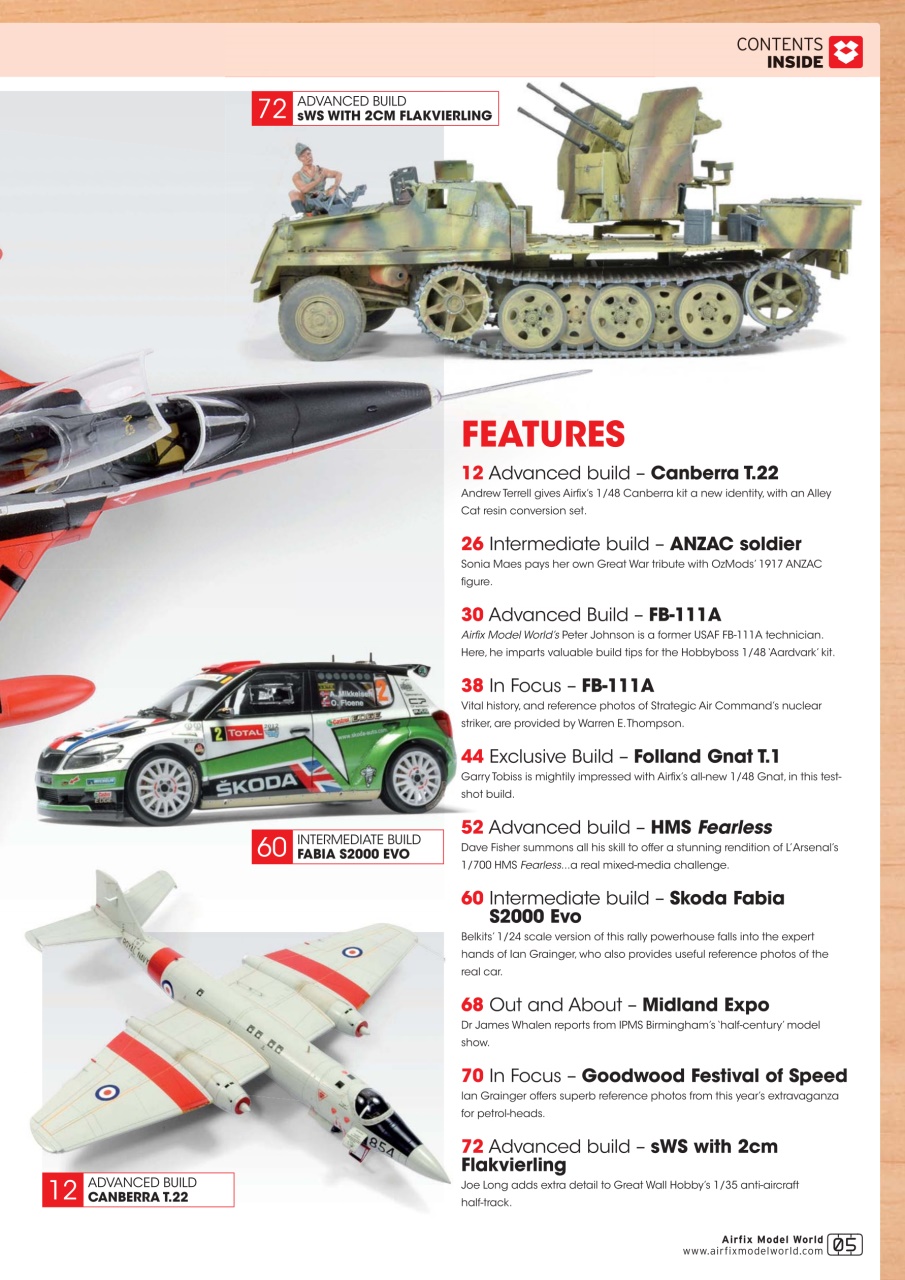 Airfix Model World Preview Pages