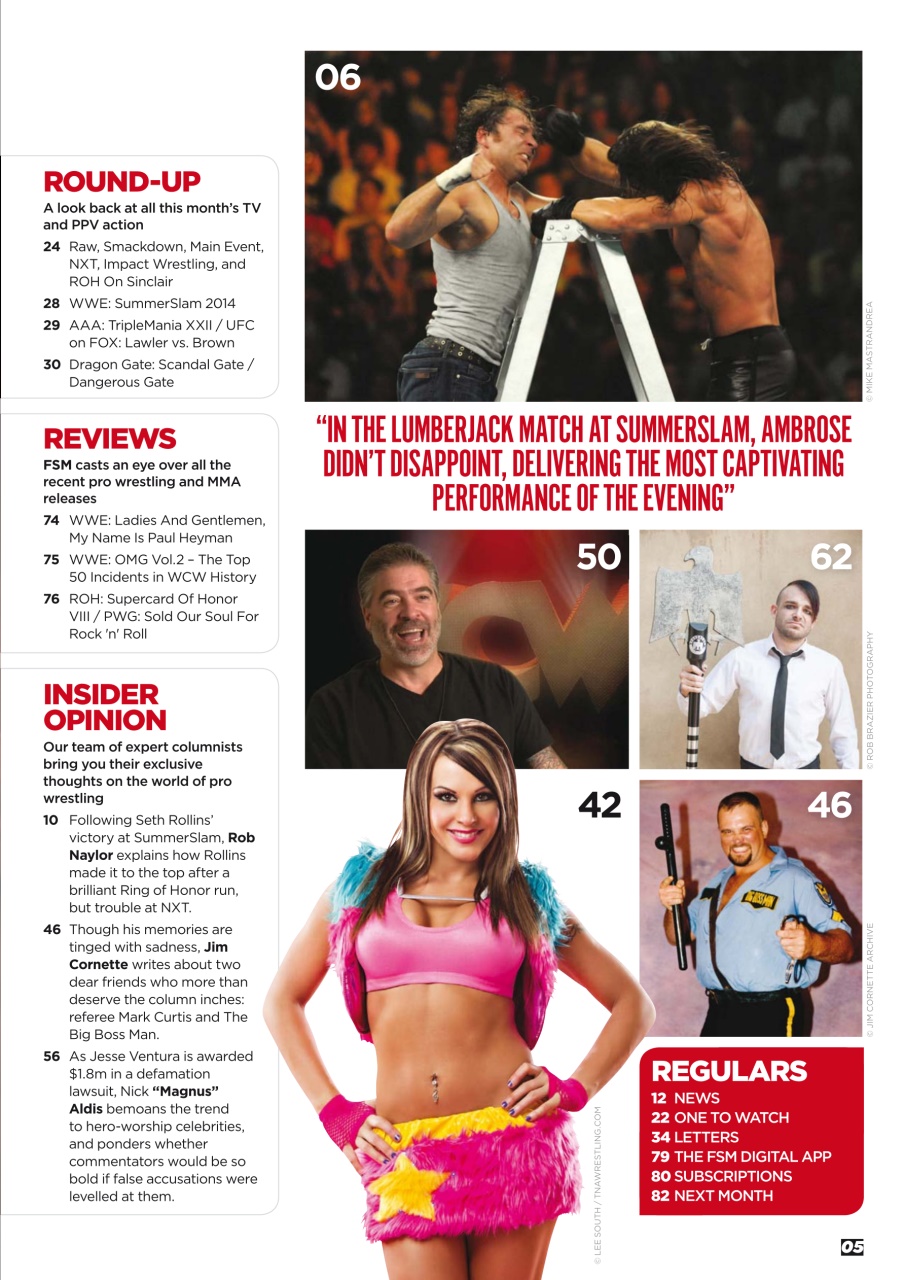 Wrestletalk Magazine Preview Pages