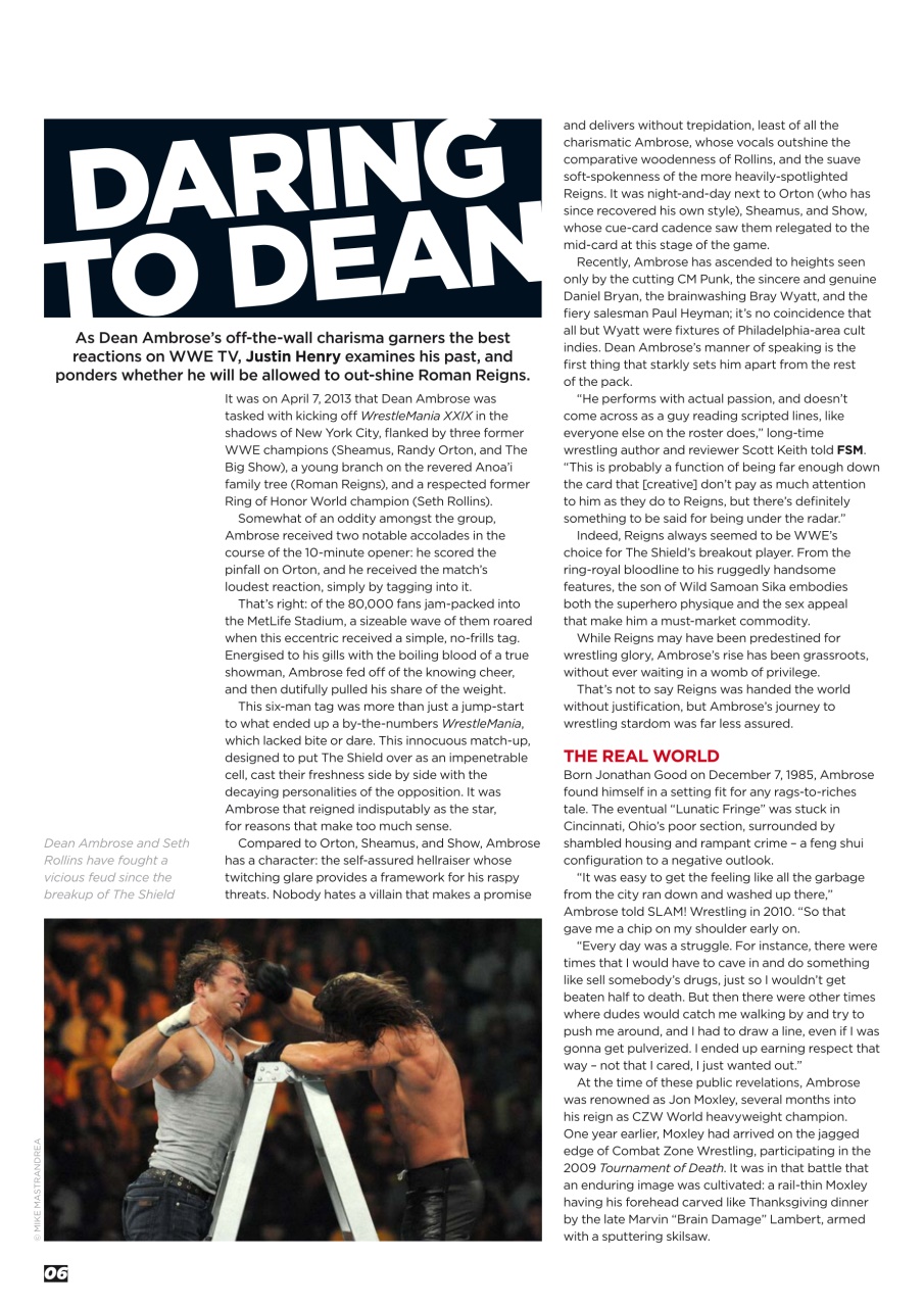 Wrestletalk Magazine Preview Pages