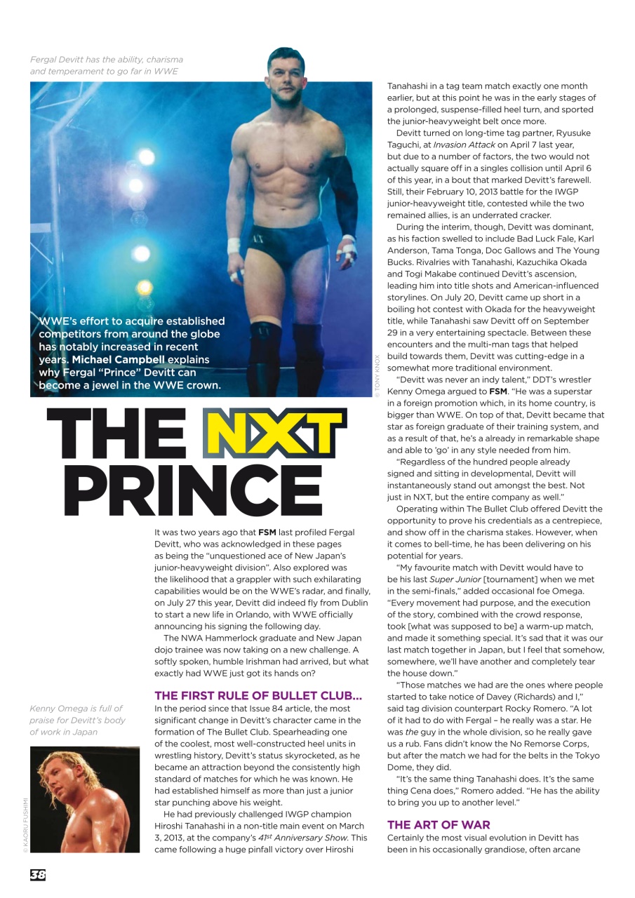Wrestletalk Magazine Preview Pages