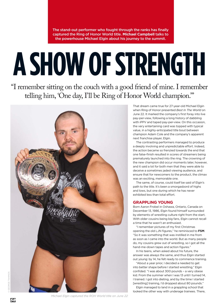 Wrestletalk Magazine Preview Pages