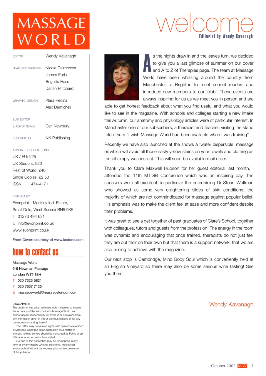 Massage World Preview Pages