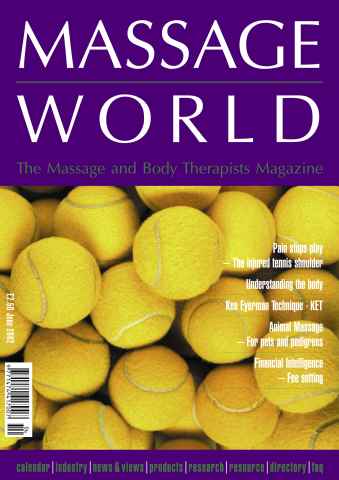 Massage World issue Massage World Jun 2002