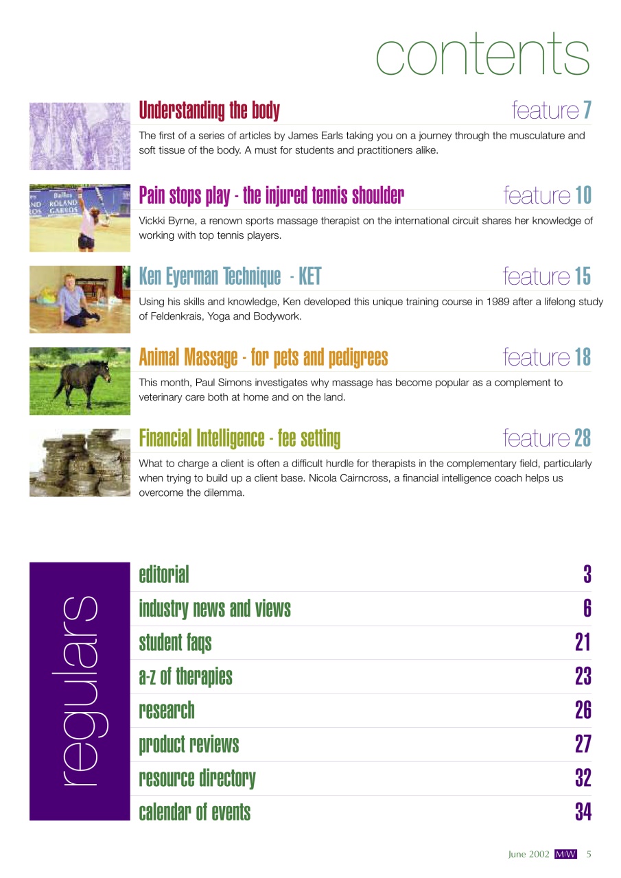 Massage World Preview Pages