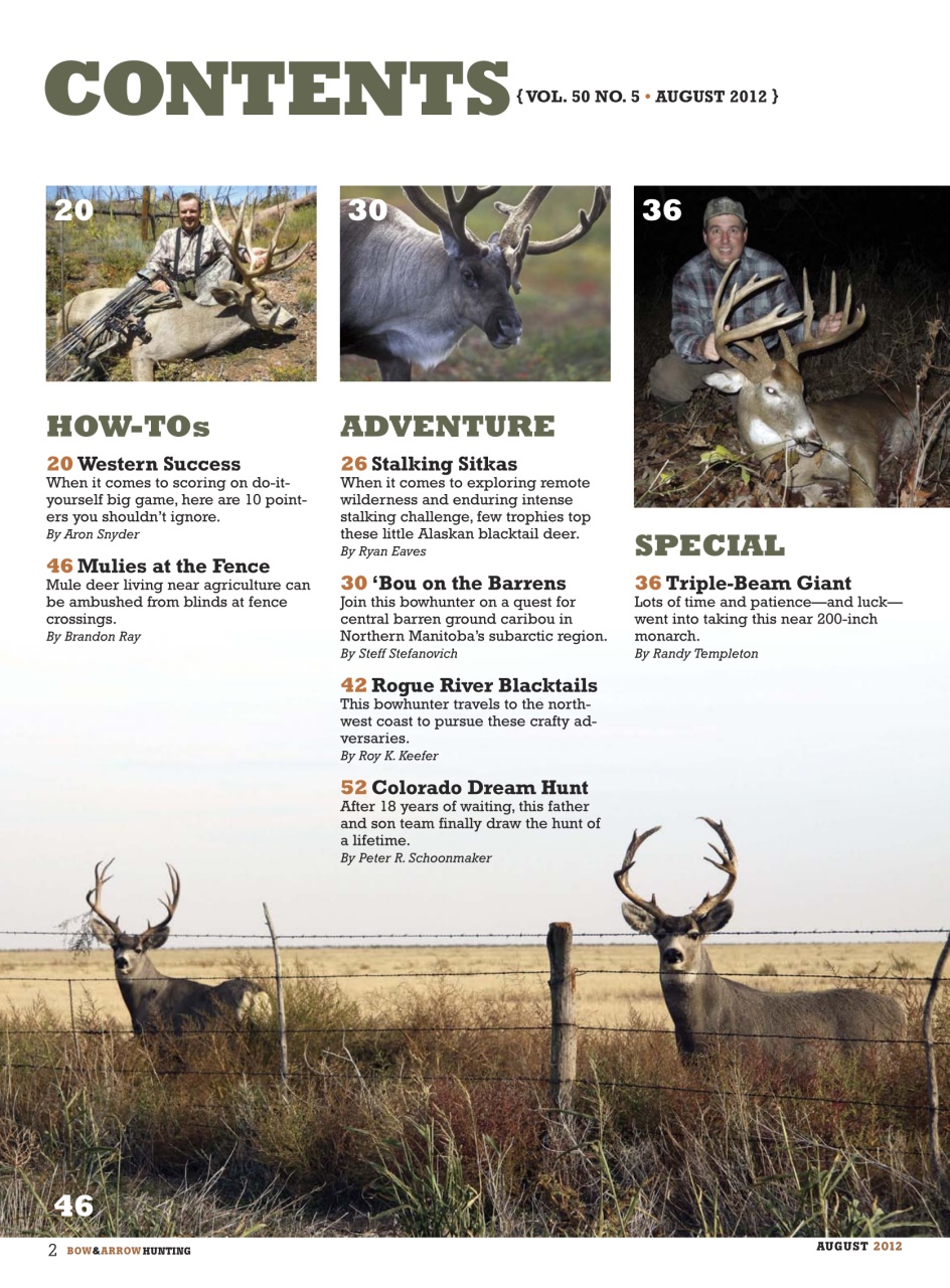 Bow & Arrow Hunting Preview Pages