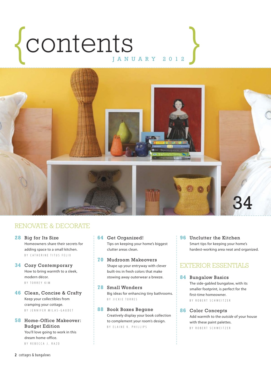Cottages and Bungalows Preview Pages