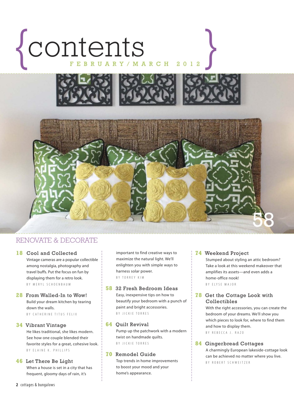 Cottages and Bungalows Preview Pages