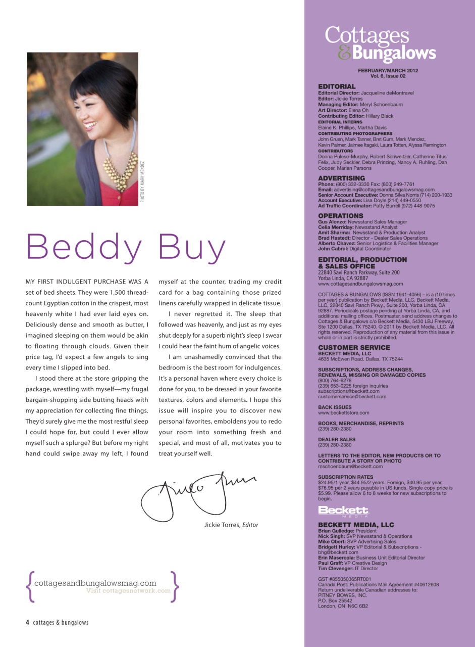 Cottages and Bungalows Preview Pages