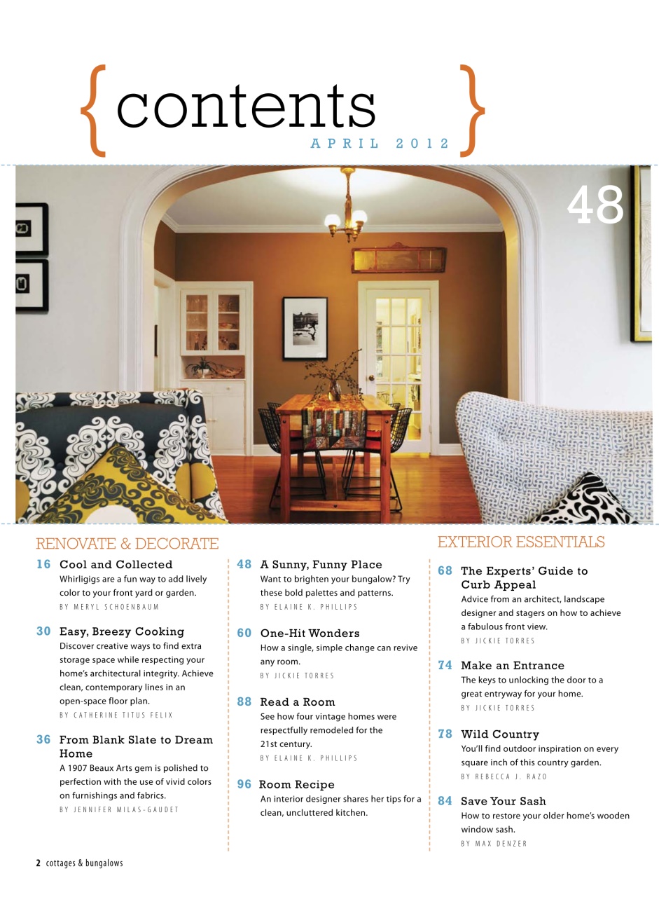 Cottages and Bungalows Preview Pages