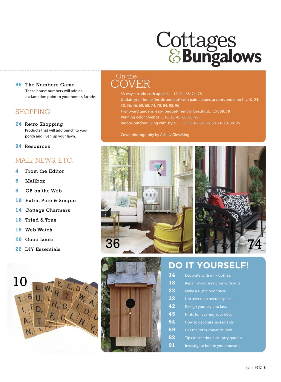 Cottages and Bungalows Preview Pages