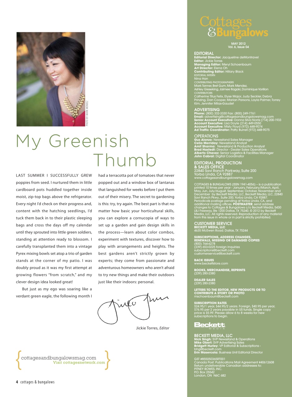 Cottages and Bungalows Preview Pages