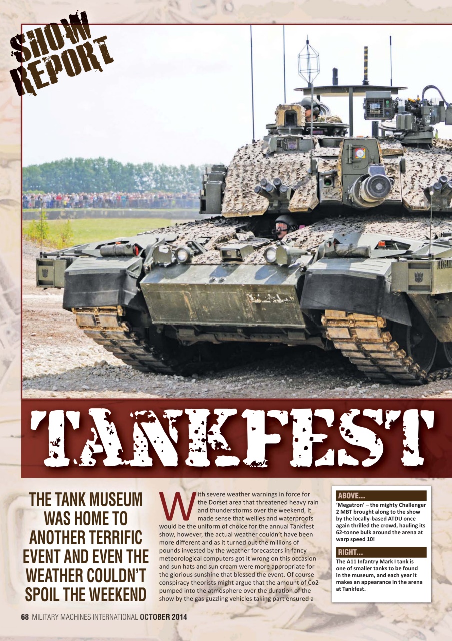Military Machines International Preview Pages