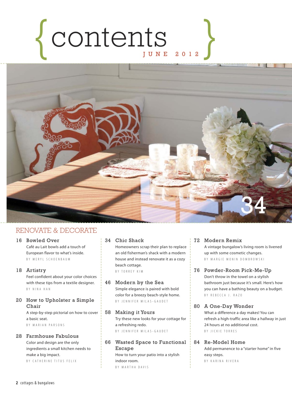 Cottages and Bungalows Preview Pages