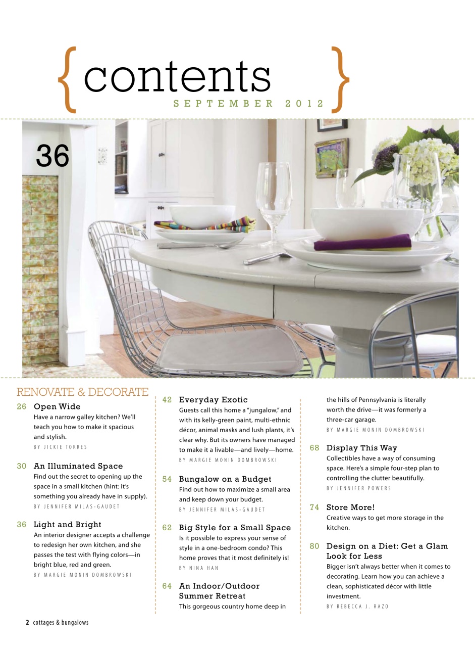 Cottages and Bungalows Preview Pages