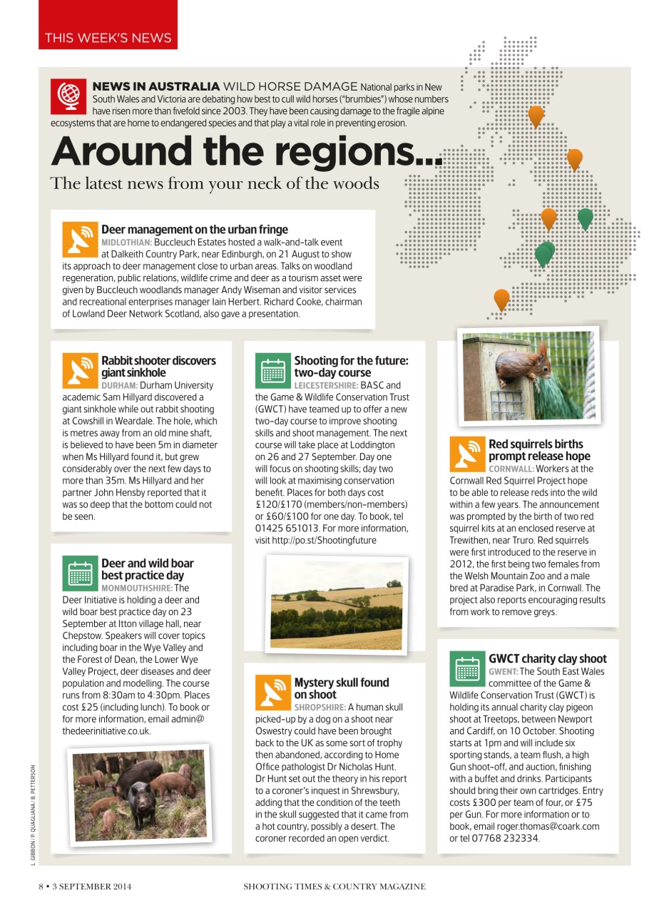 Shooting Times & Country Preview Pages