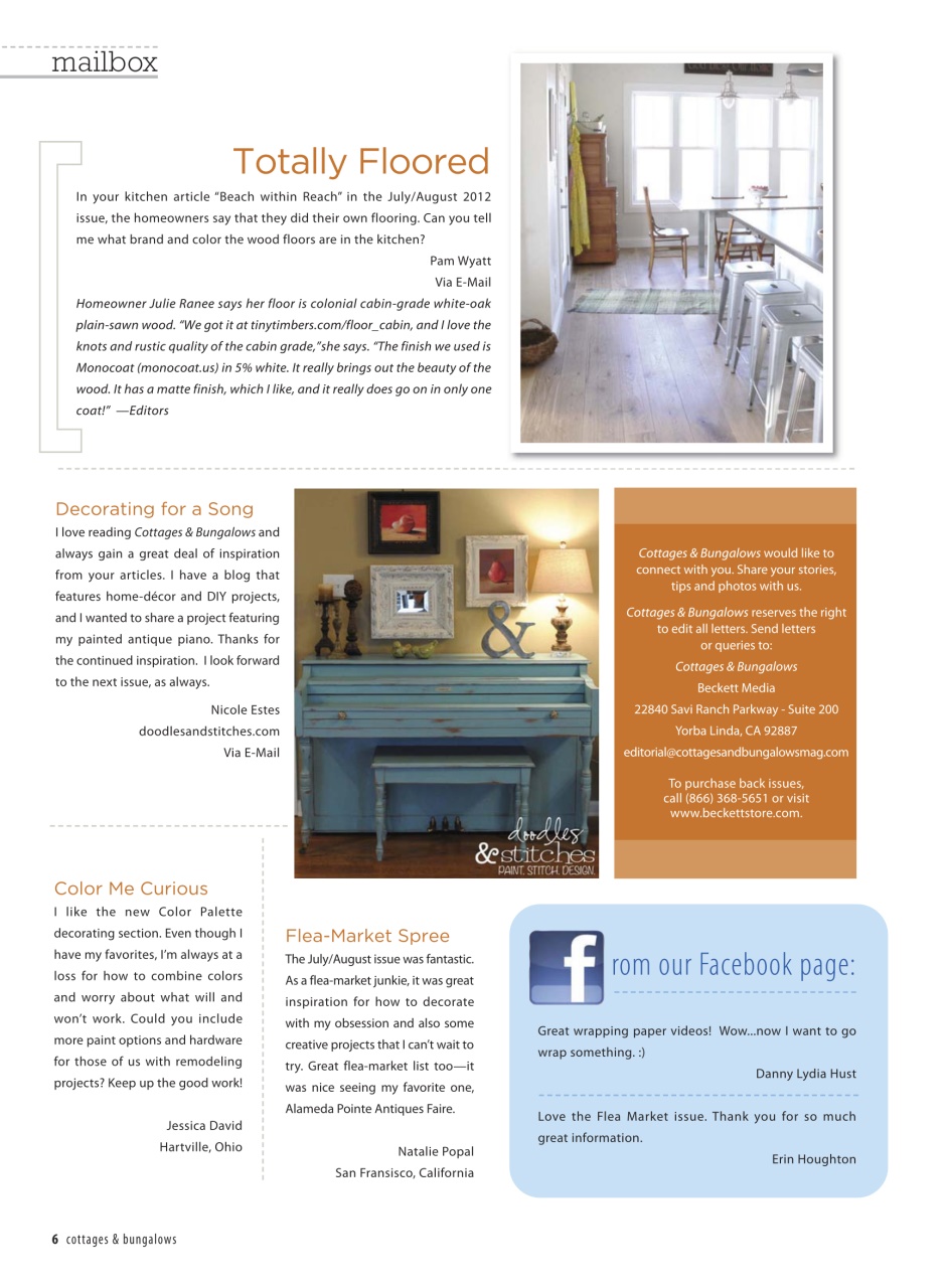 Cottages and Bungalows Preview Pages