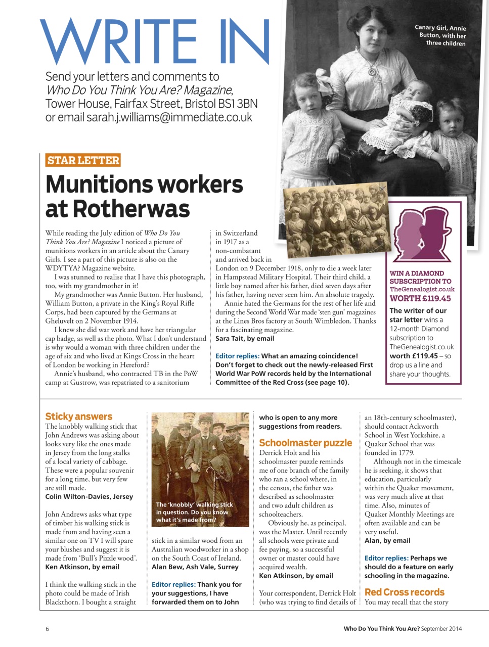 Who Do You Think You Are? Preview Pages