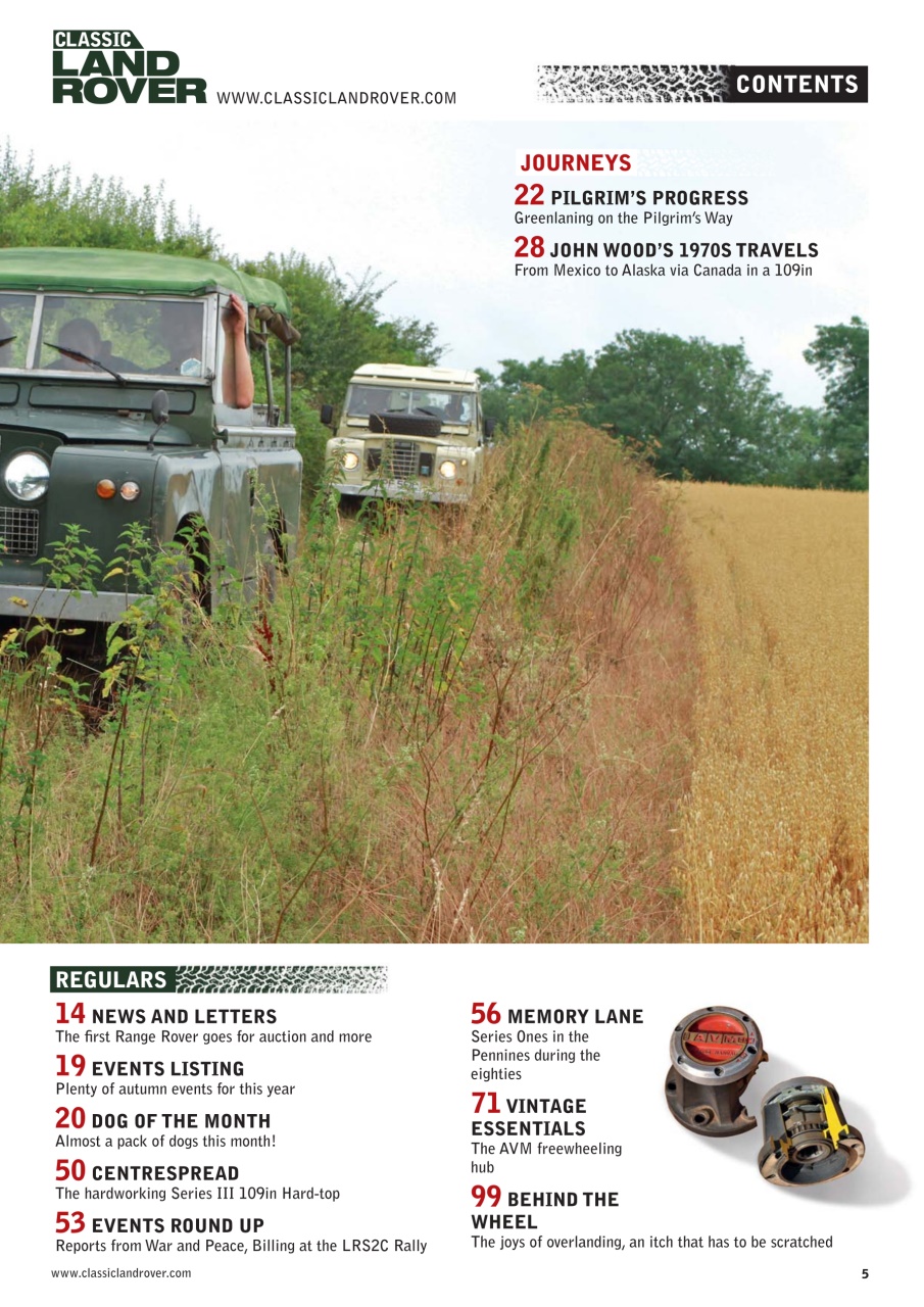 Classic Land Rover Magazine Preview Pages