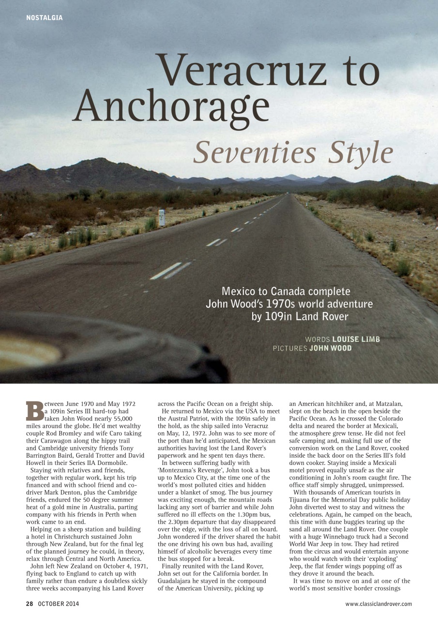 Classic Land Rover Magazine Preview Pages