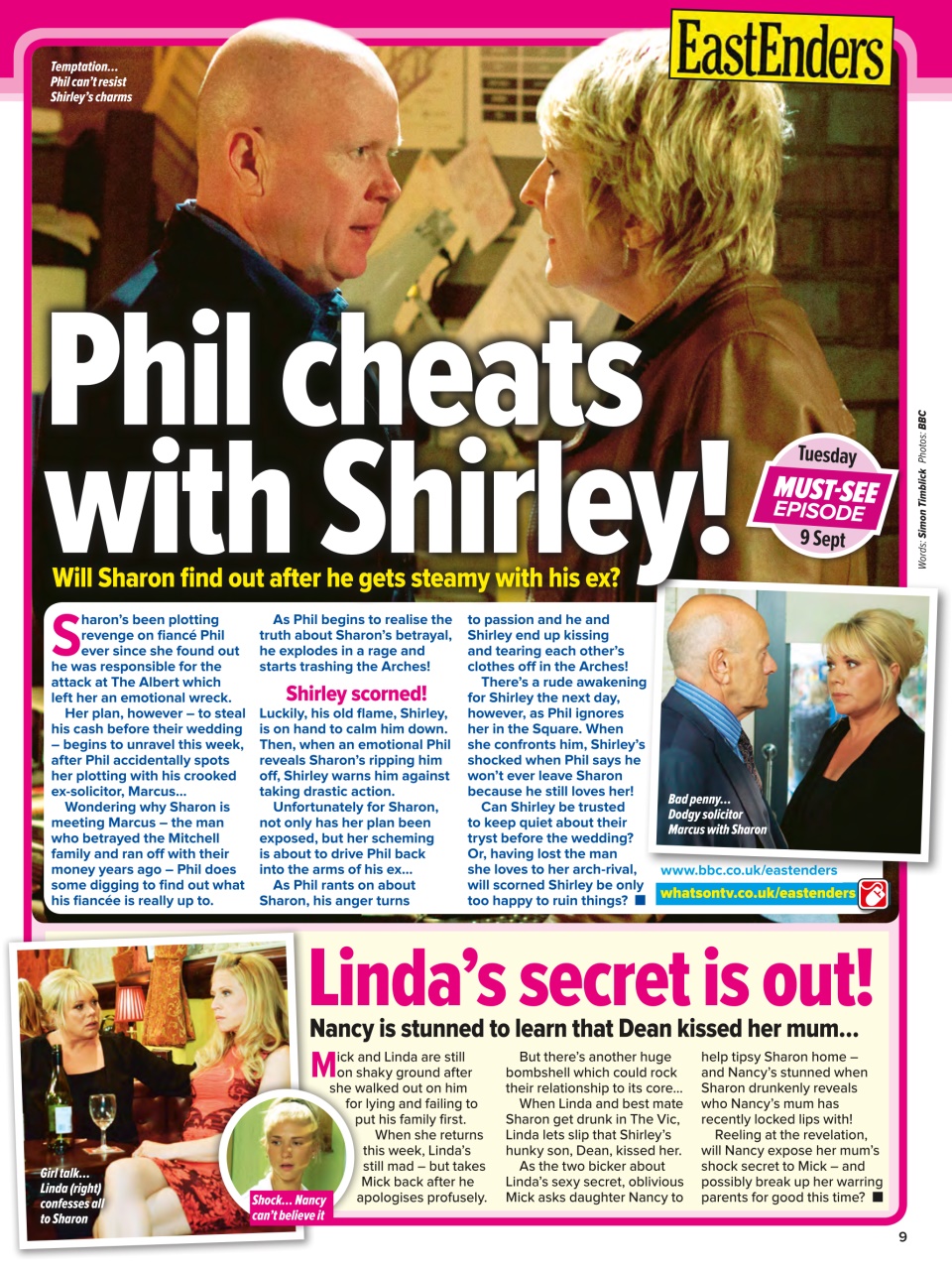 What's on TV Preview Pages