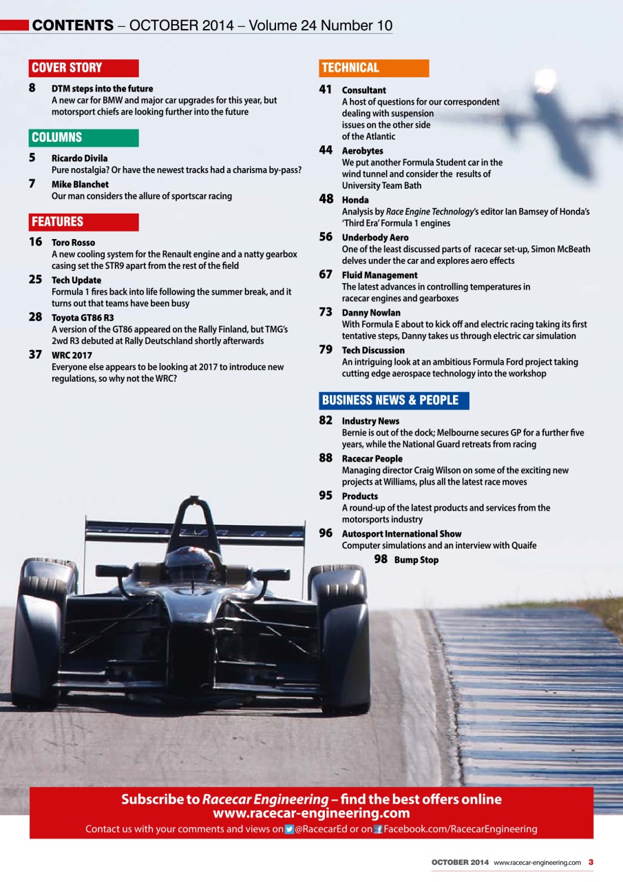 Racecar Engineering Preview Pages