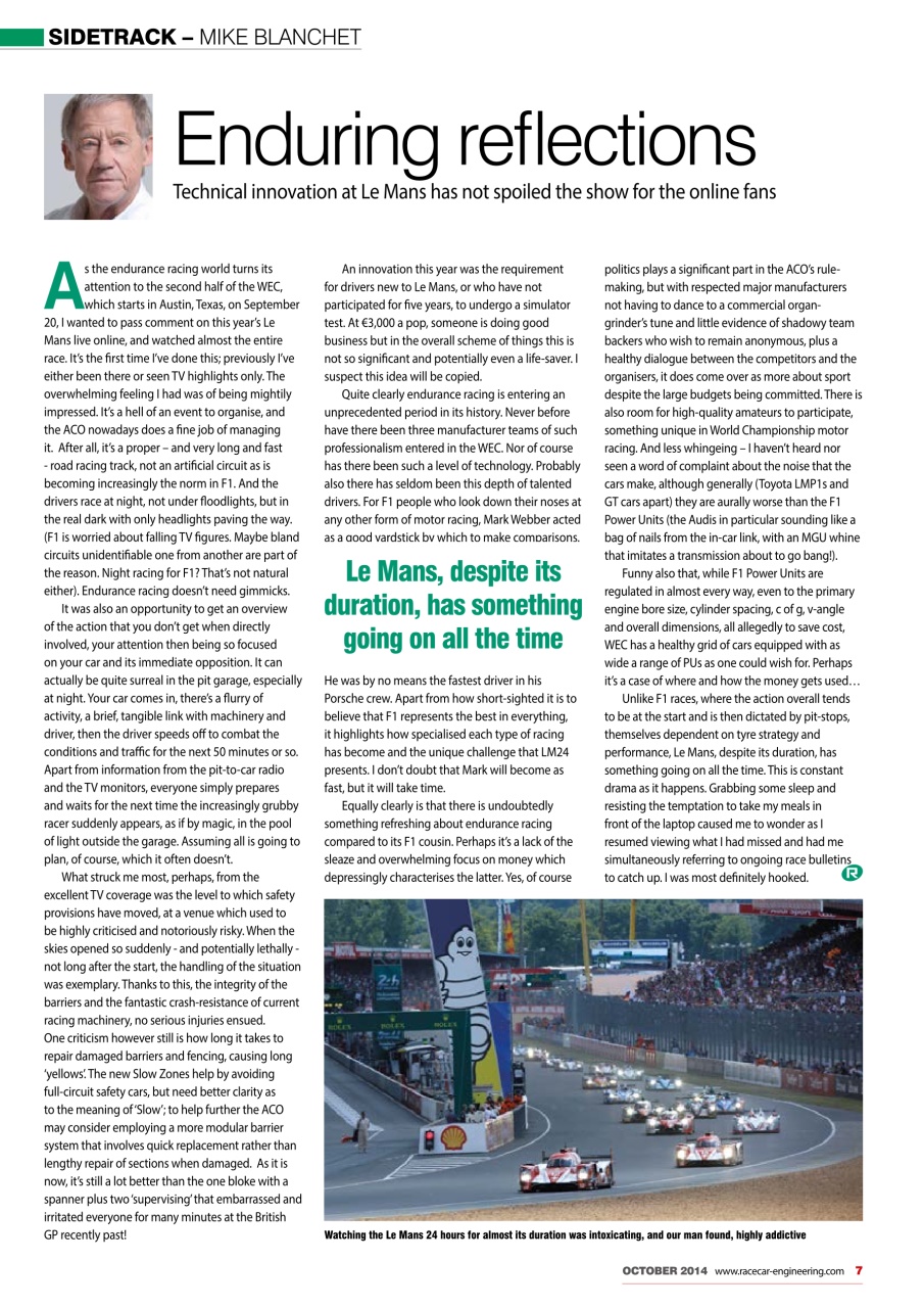 Racecar Engineering Preview Pages