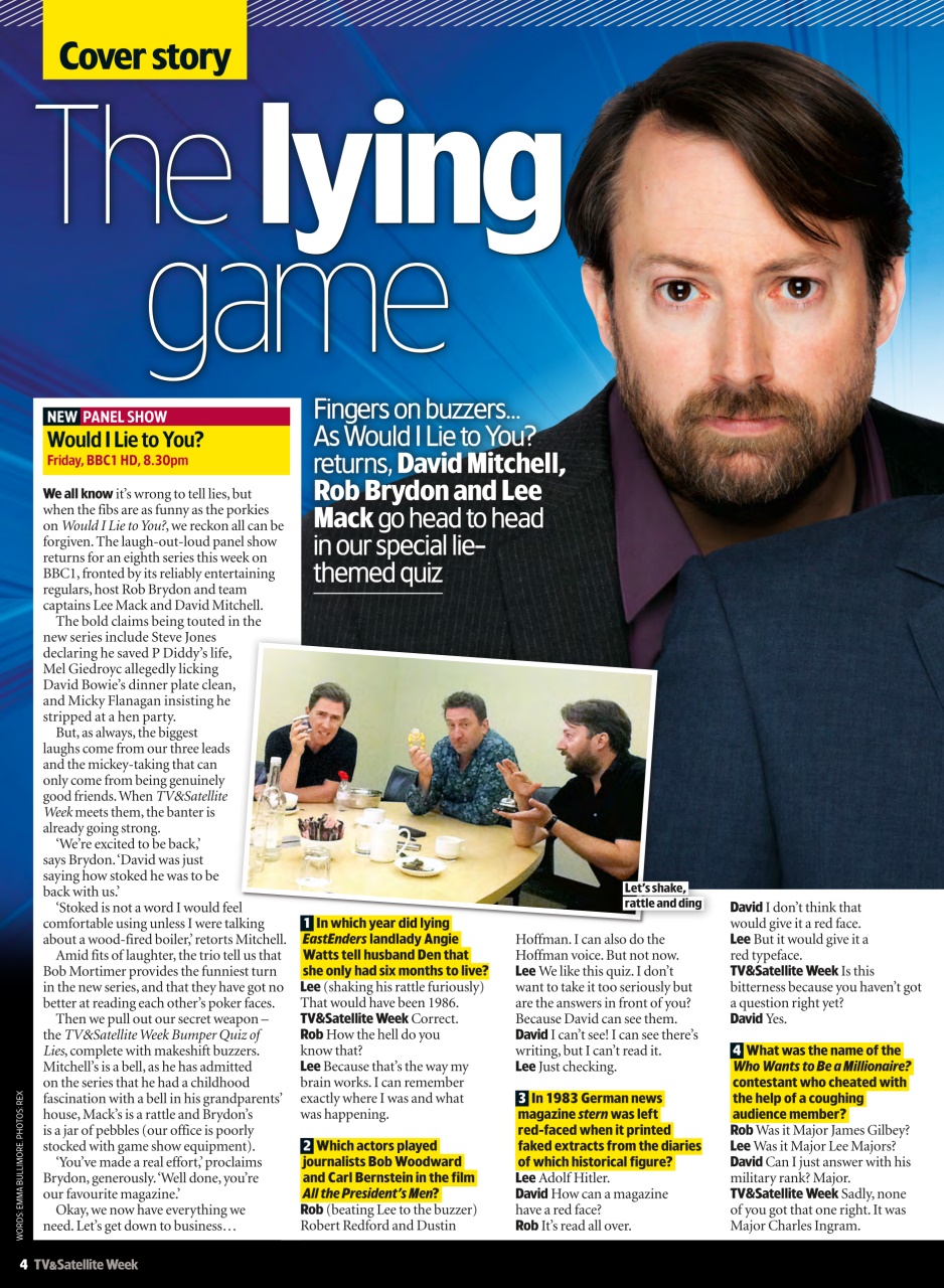 TV & Satellite Week Preview Pages