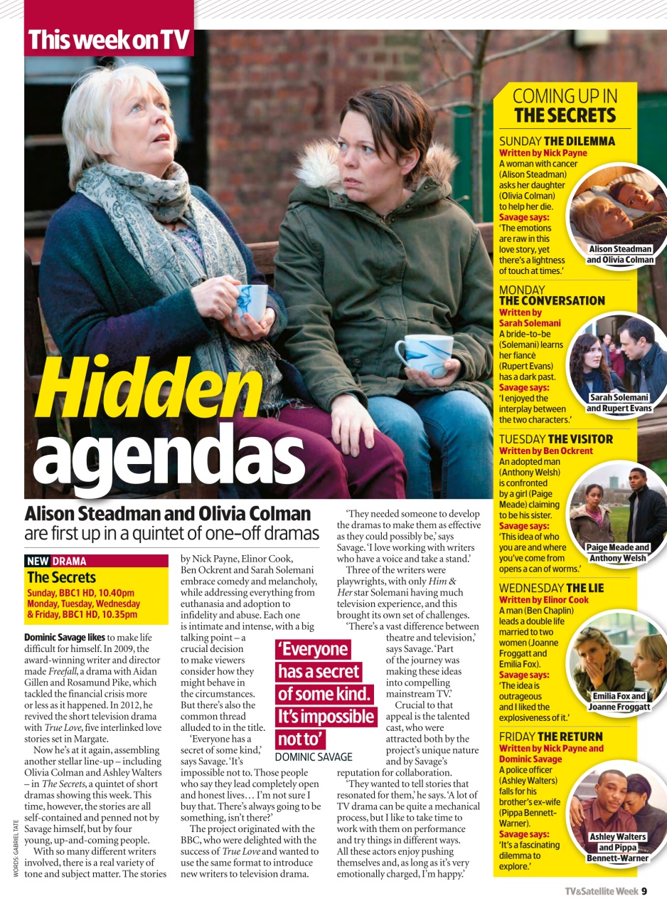 TV & Satellite Week Preview Pages