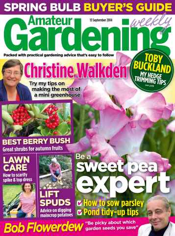 Amateur Gardening issue 13th September 2014