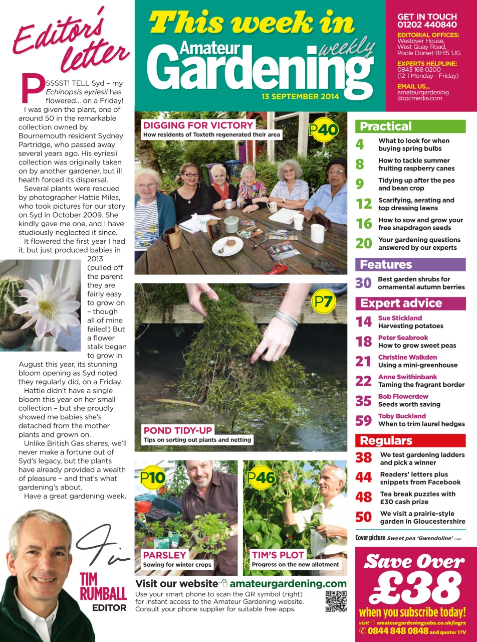 Amateur Gardening Preview Pages