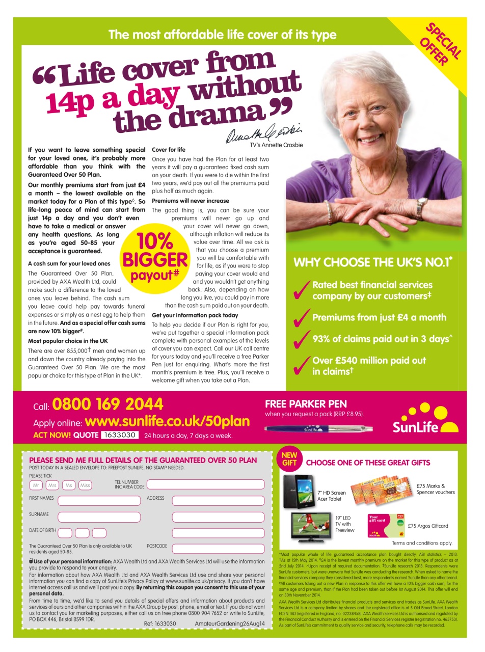 Amateur Gardening Preview Pages