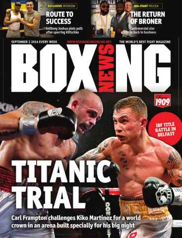 Boxing News issue September 2 2014