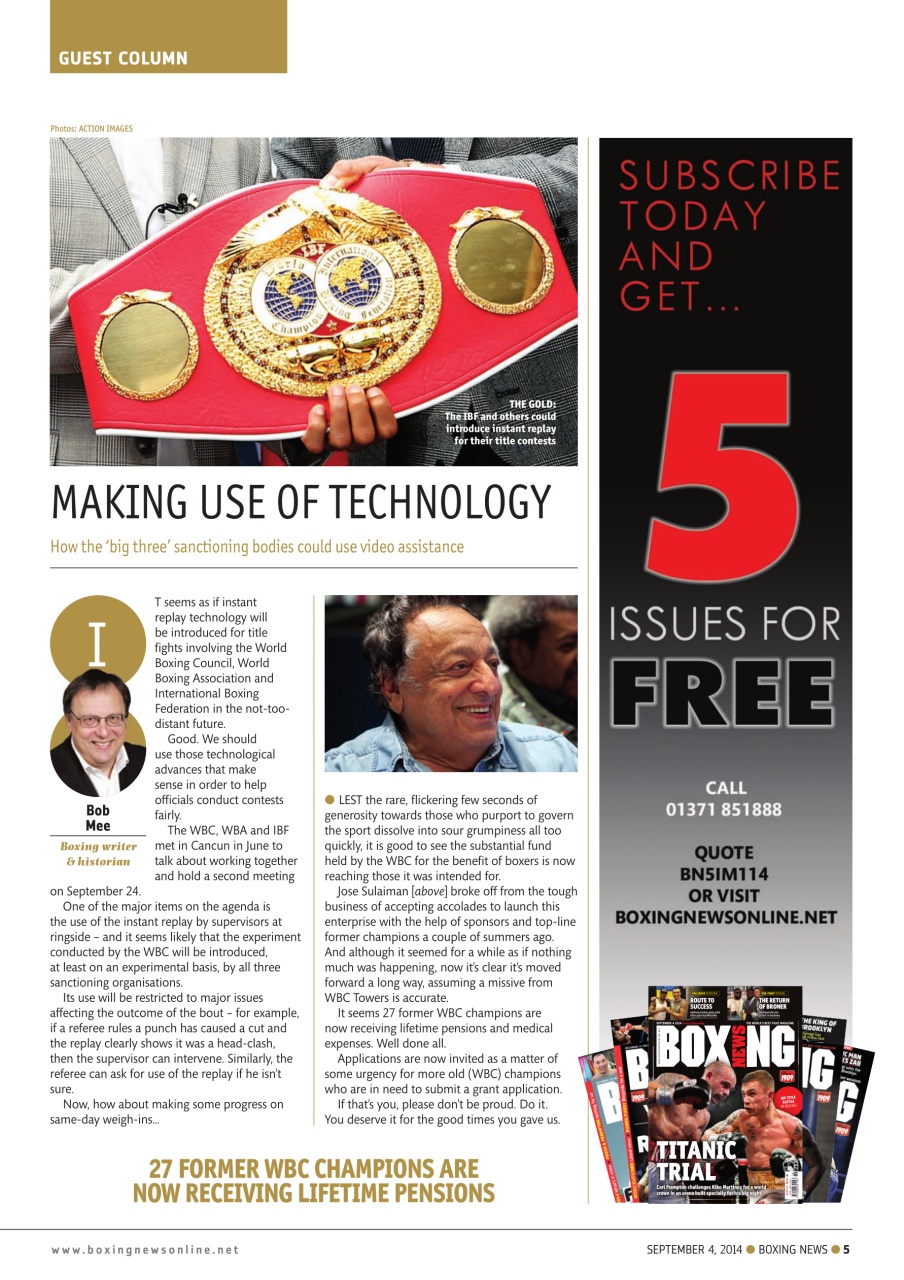 Boxing News Preview Pages