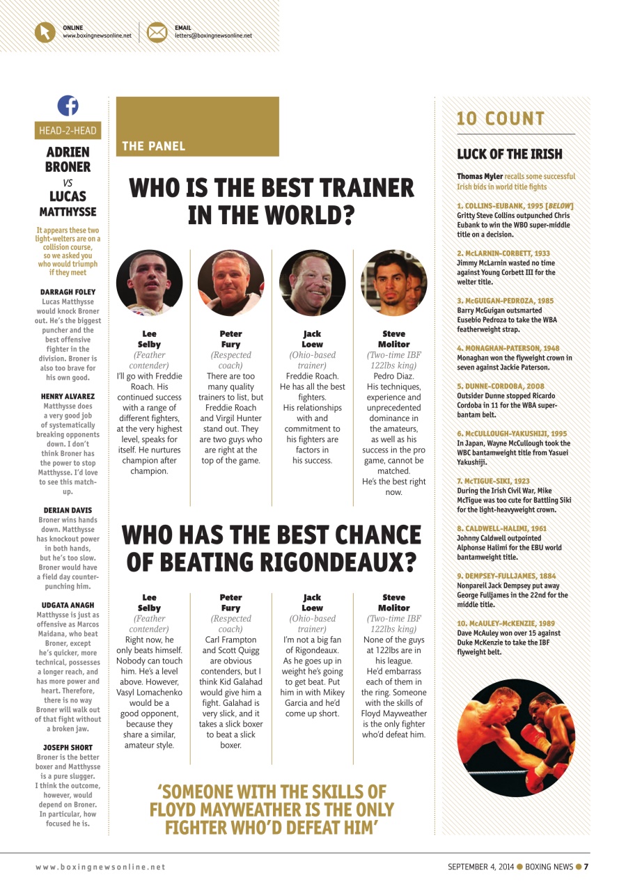 Boxing News Preview Pages
