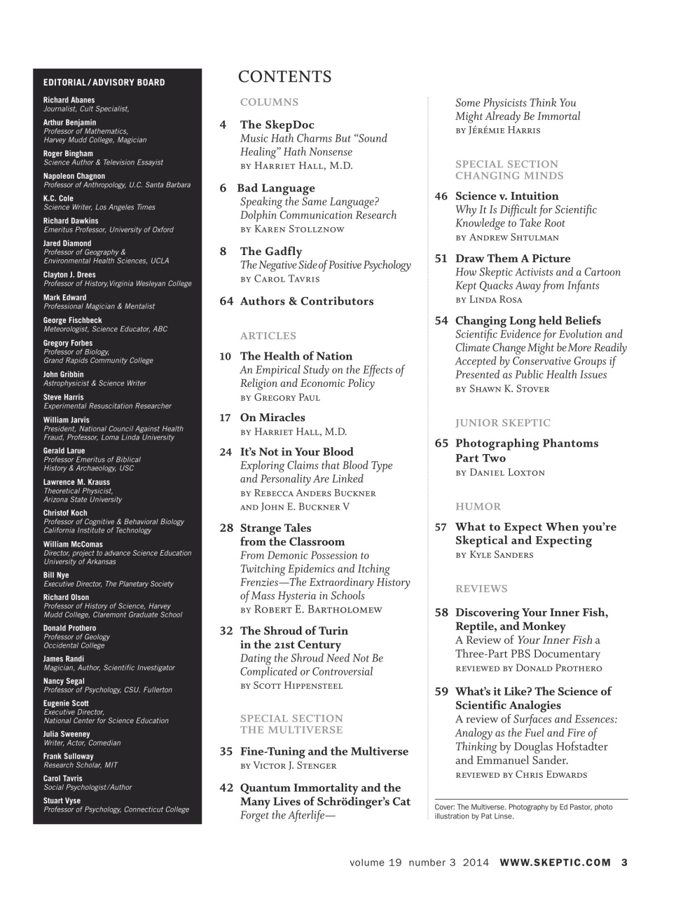 Skeptic Preview Pages