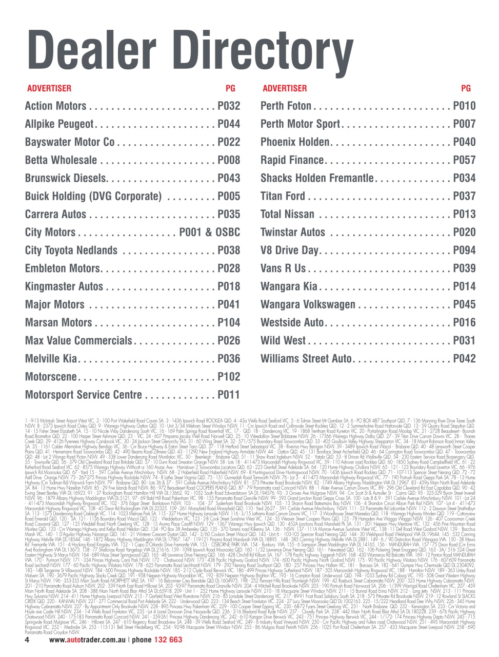 AutoTrader Preview Pages