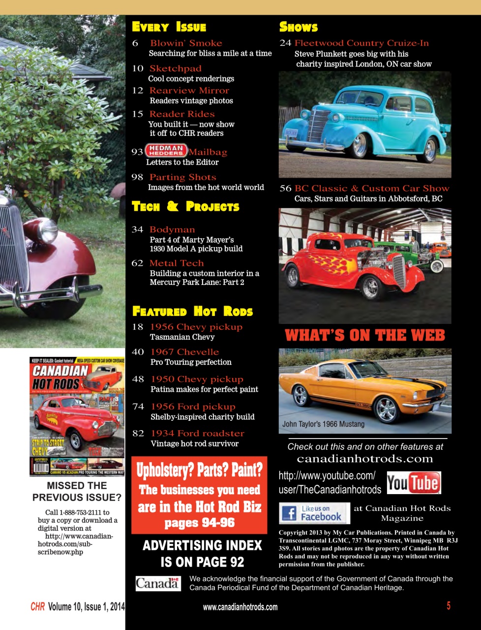 Canadian Hot Rods Preview Pages