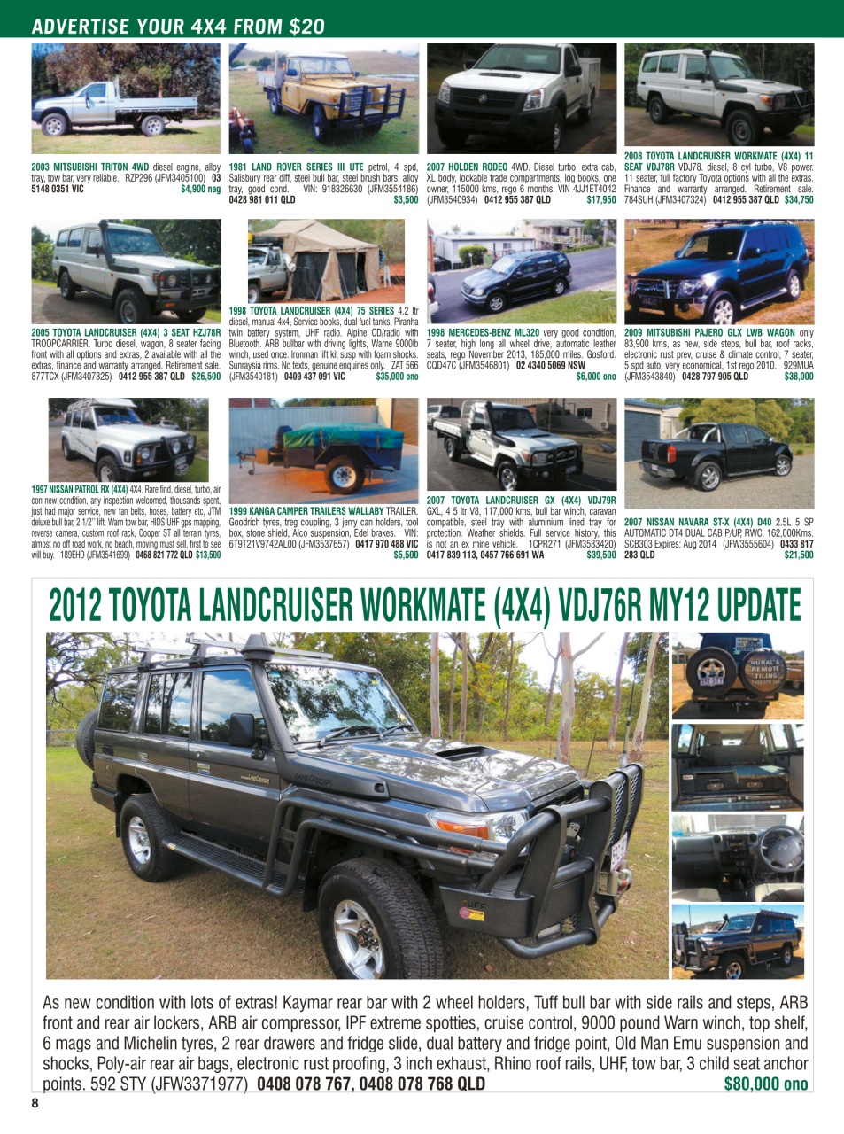 JUST 4X4S Preview Pages