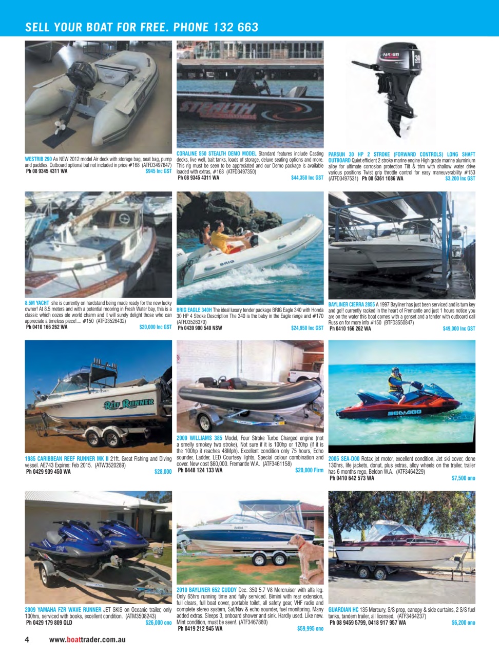 Boat Trader Australia Preview Pages